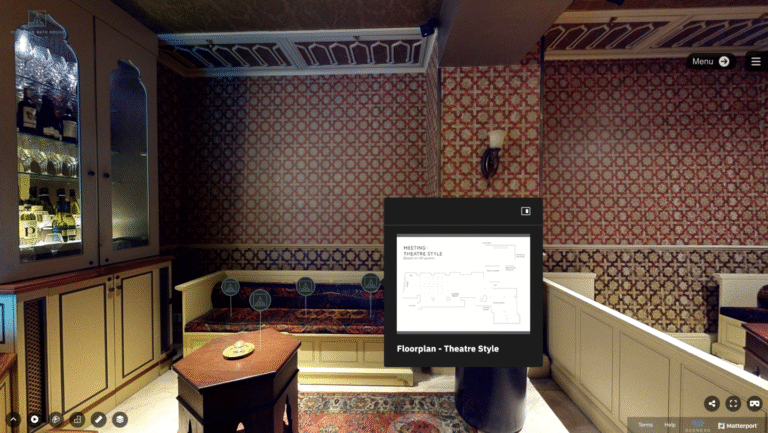 Live Event Spaces with 3D Virtual Tours