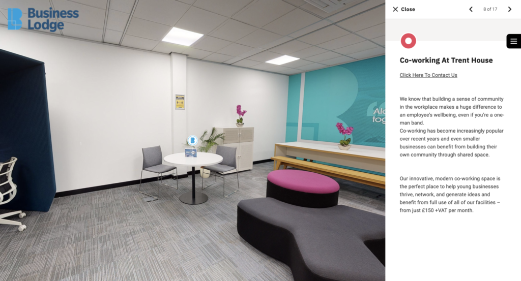 Coworking Spaces and 360 Tours