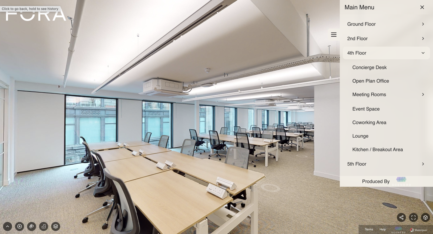360 Virtual Tours in Office Leasing